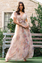 Nicola Tulle Maxi Dress | Romantic Floral - Baltic Born
